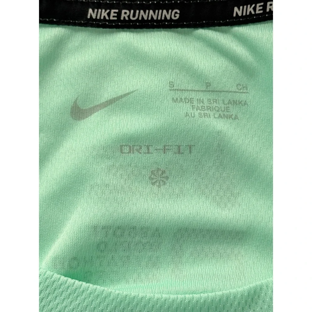 Nike Chicago Marathon 2023 Dri-FIT Running Shirt Womens Small Mint Green Mesh